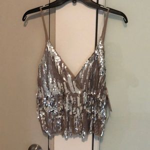 Sparkling crop top!! NWT from Sara!